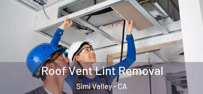 Roof Vent Lint Removal Simi Valley - CA